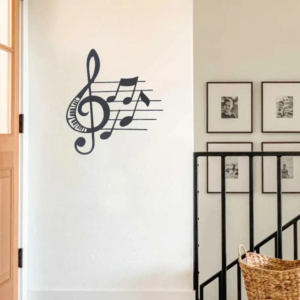 Brand Treble Clef Metal Wall A - مراجعة Home Decor Brand وسعره