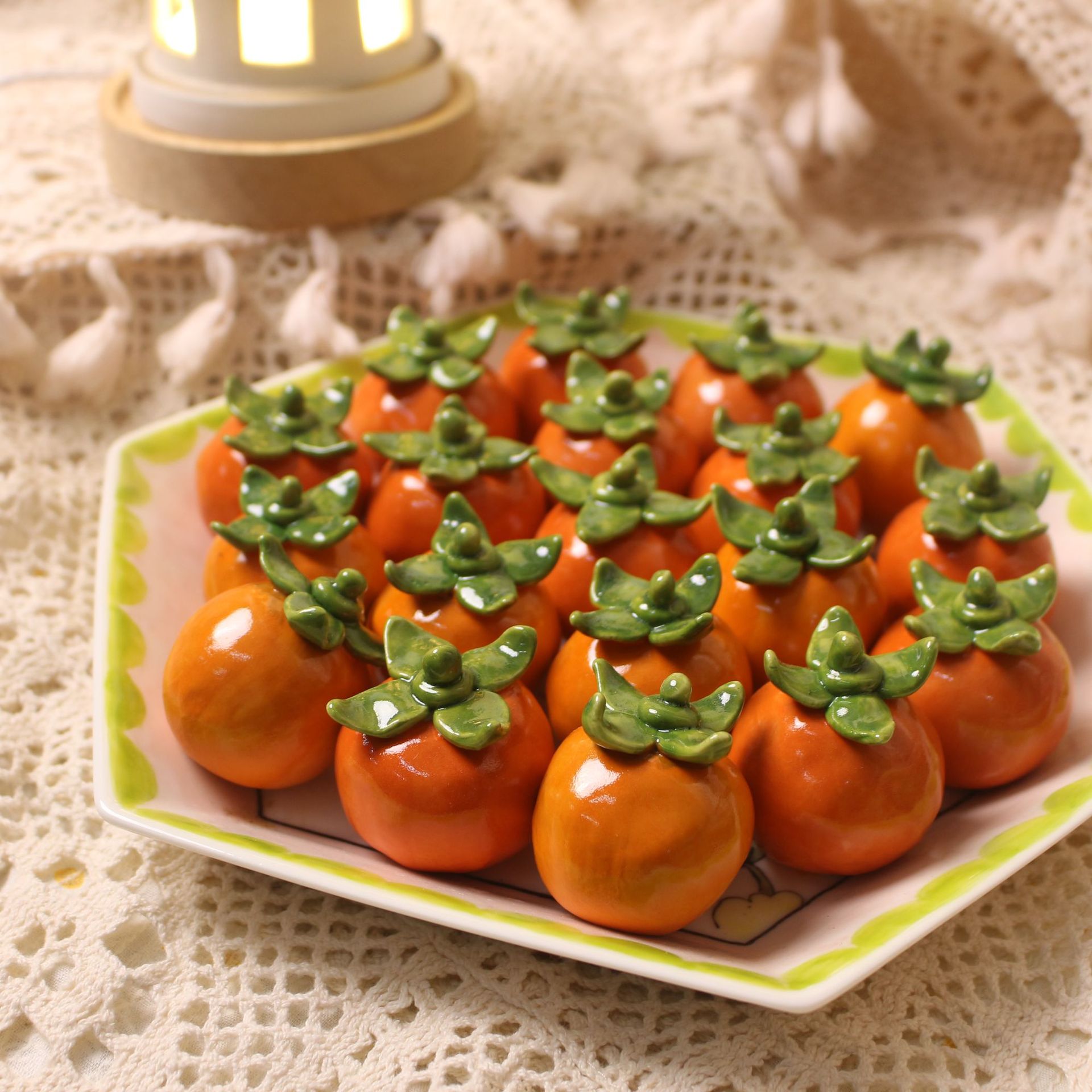 Tea Pets Ceramic Persimmon Lif - مراجعة Home Decor Market وسعره