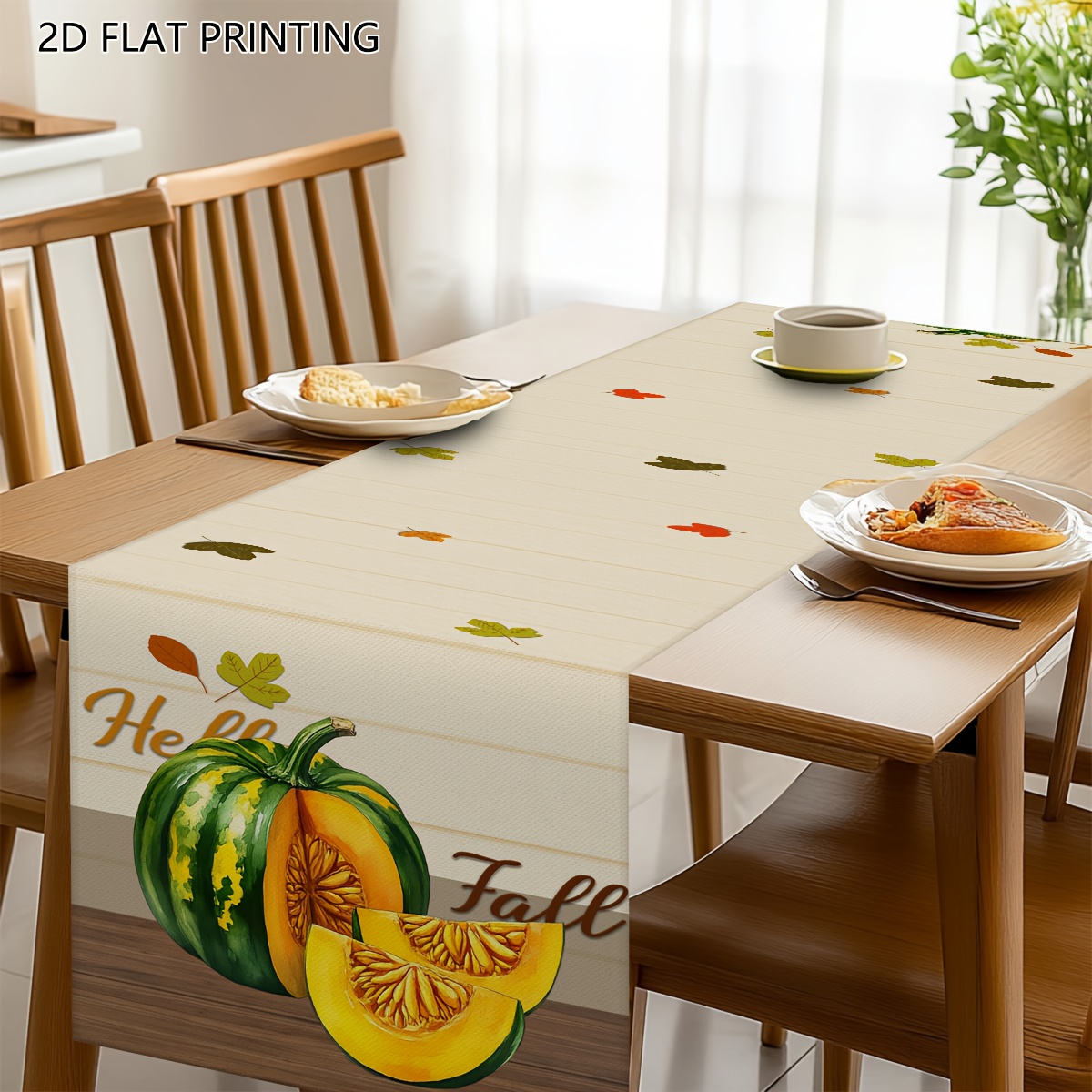 1Pc Fall Harvest Table Runner  - مراجعة Home Decor Market وسعره