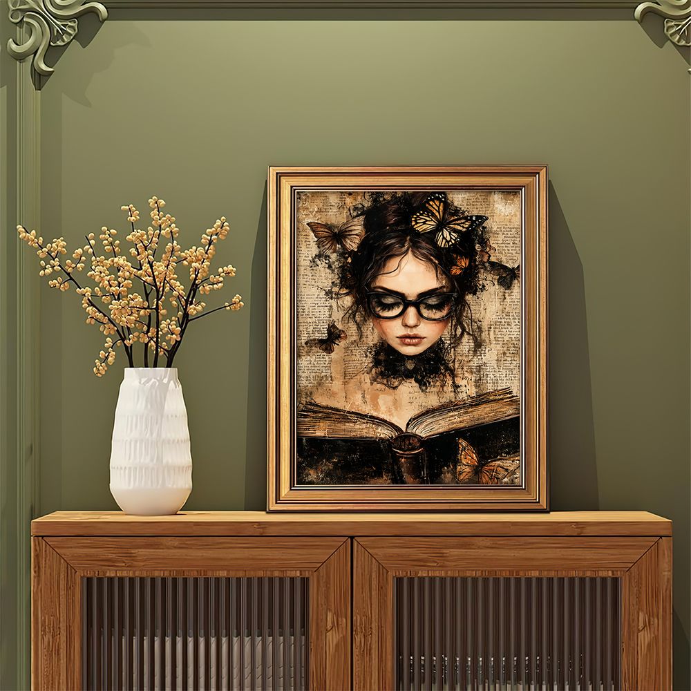Dark Academia Retro Wall Decor - مراجعة Abstract Oil Painting وسعره