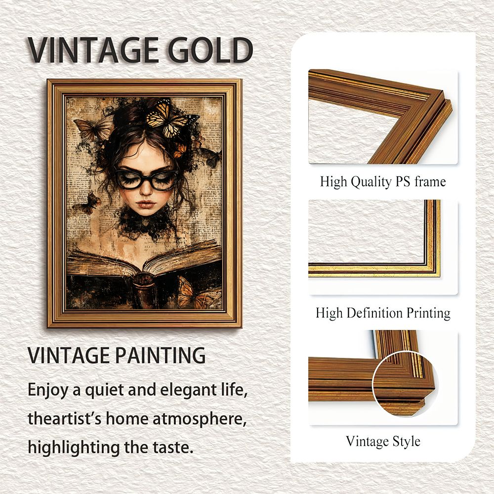 Dark Academia Retro Wall Decor - مراجعة Abstract Oil Painting وسعره