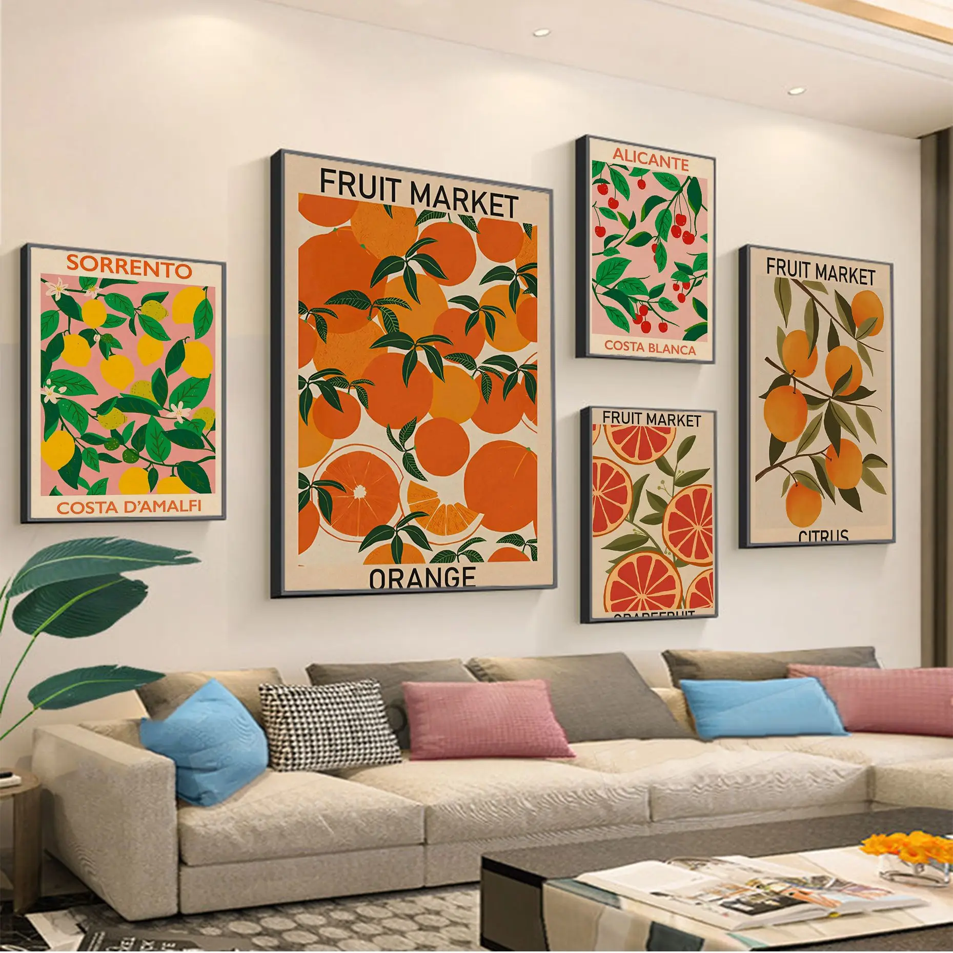 Cherry Lemon Orange Fruit Mark - مراجعة Home Decor Market وسعره