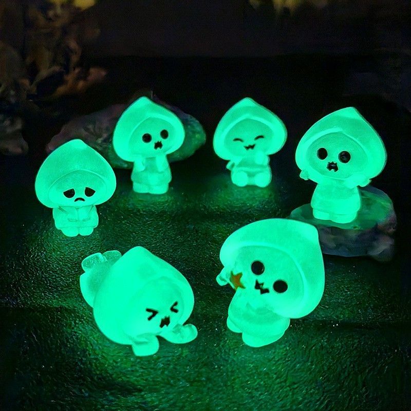 New Halloween doll ghost glow- - مراجعة Home Decor Resin وسعره