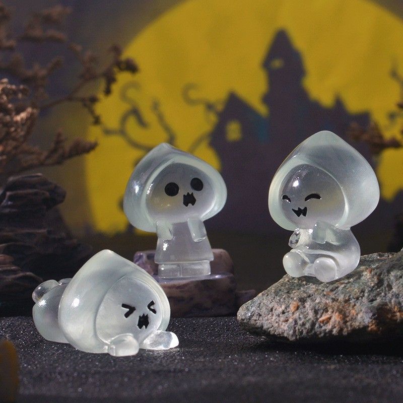 New Halloween doll ghost glow- - مراجعة Home Decor Resin وسعره