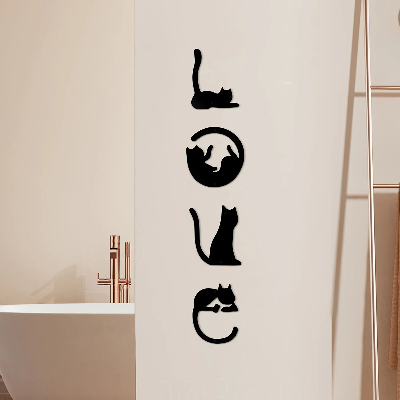 HelloYoung 4pcs/set Cute Cat M - مراجعة Home Decor Y2K وسعره
