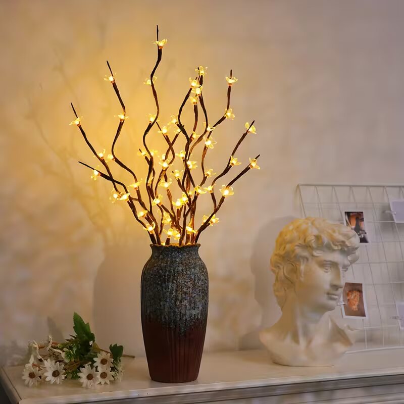 1/2PC 20LED Cherry Blossom Tre - مراجعة Home Decor Light وسعره