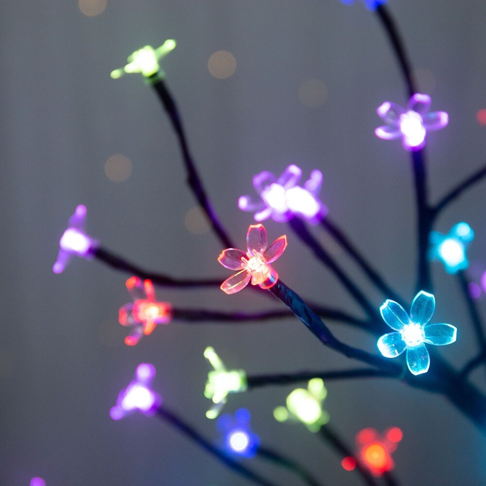 1/2PC 20LED Cherry Blossom Tre - مراجعة Home Decor Light وسعره