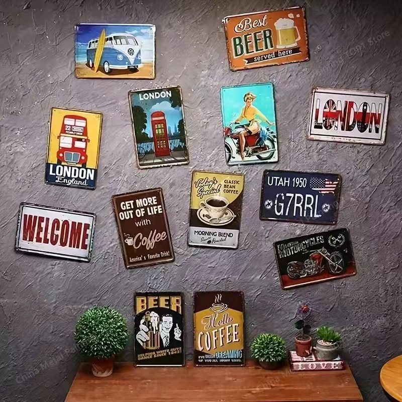 Neon Bar Signs Metal Tin Sign  - مراجعة Home Decor Market وسعره