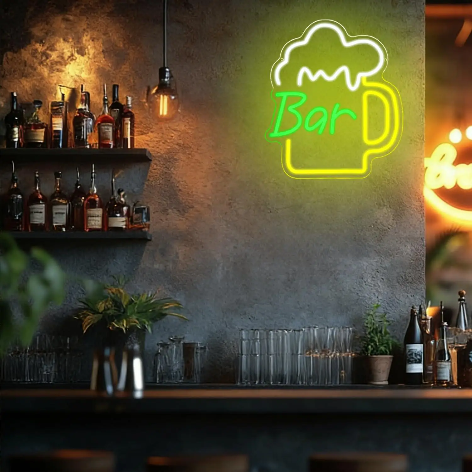 Beer Bar Neon Sign USB Dimmabl - مراجعة Home Decor Light وسعره