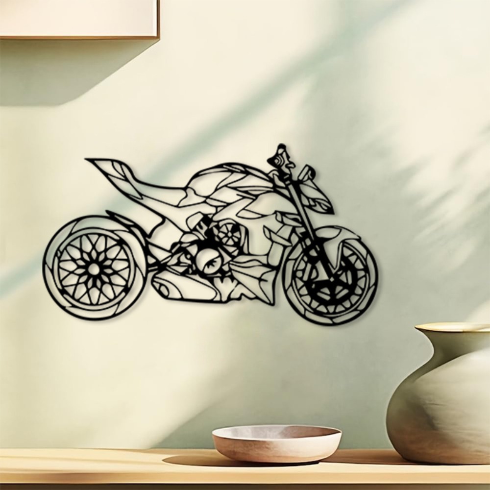 Brand Metal Motorcycle Wall Ar - مراجعة Home Decor Brand وسعره