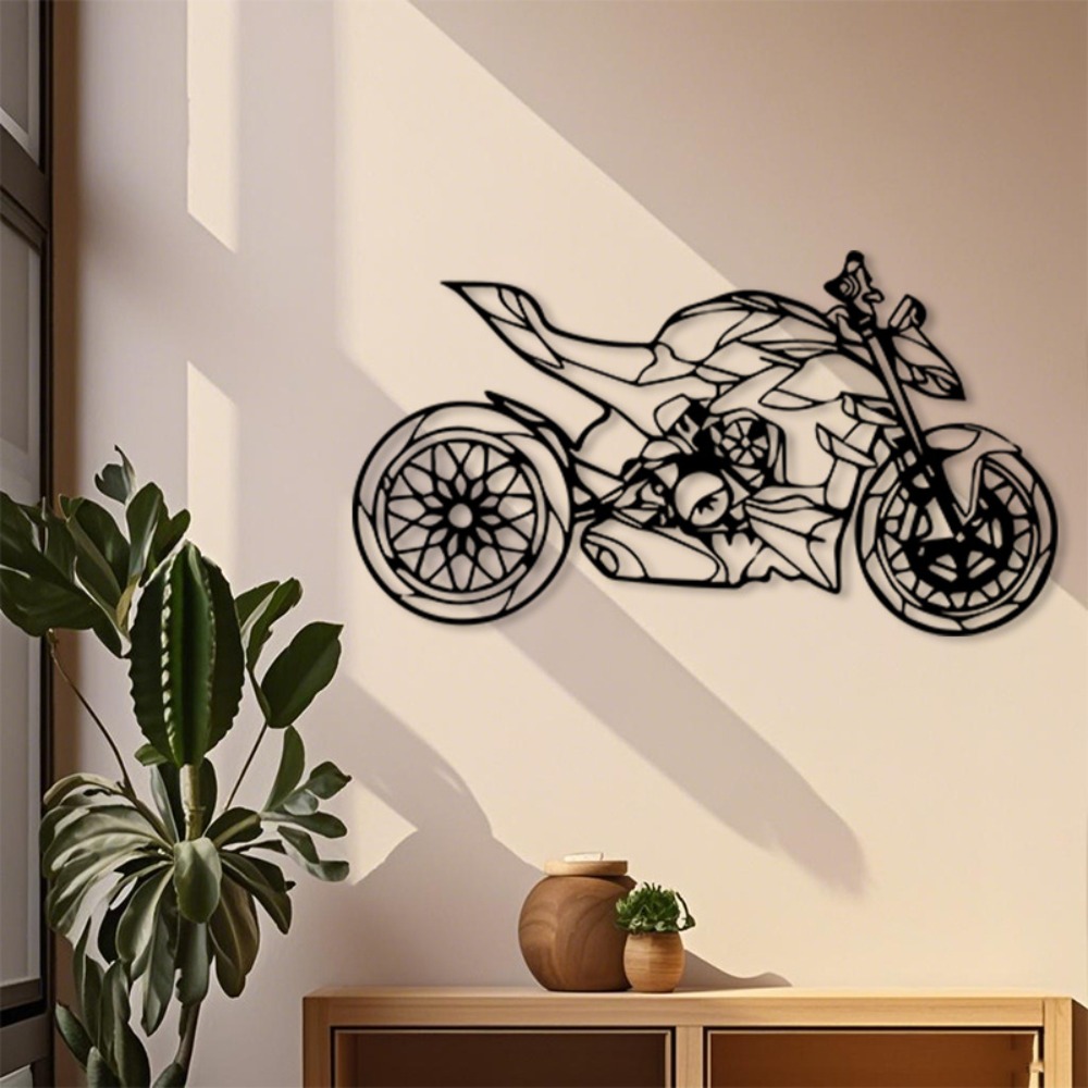 Brand Metal Motorcycle Wall Ar - مراجعة Home Decor Brand وسعره