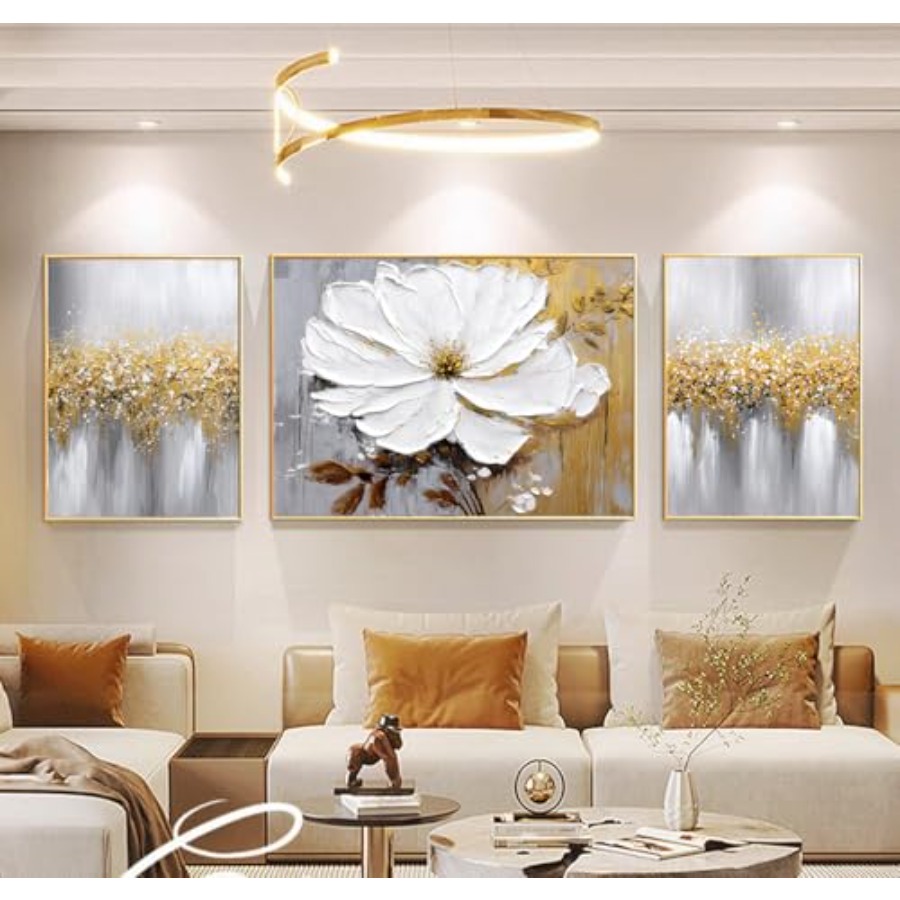 Living Room Wall Art: Hand-Pai - مراجعة Abstract Oil Painting وسعره