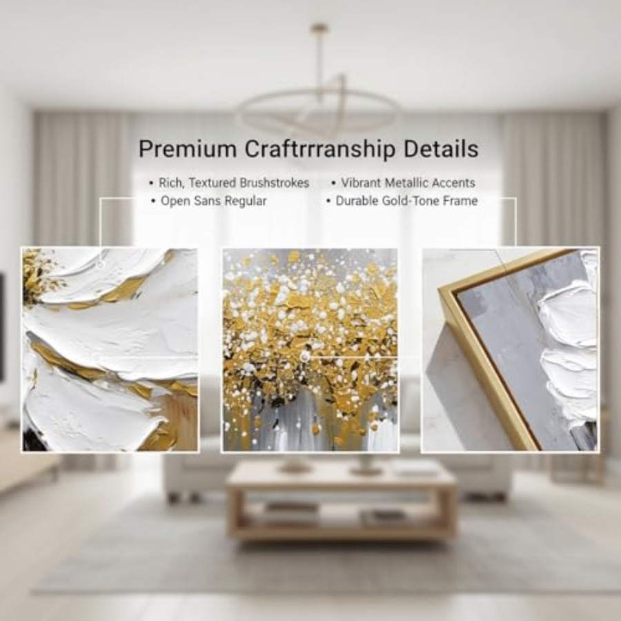 Living Room Wall Art: Hand-Pai - مراجعة Abstract Oil Painting وسعره