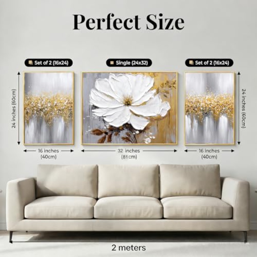 Living Room Wall Art: Hand-Pai - مراجعة Abstract Oil Painting وسعره