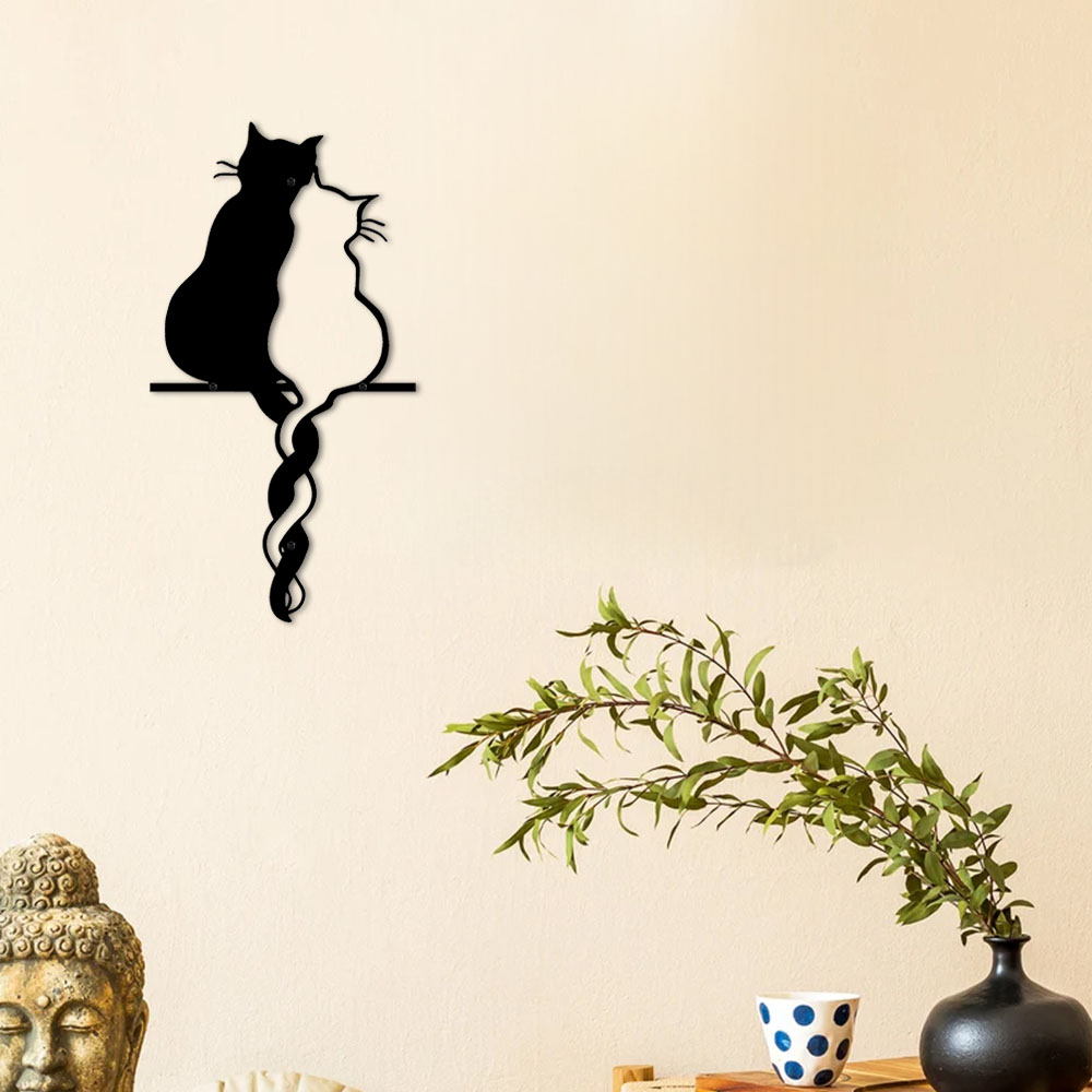 Metal Lovers Cat Wall Art Hang - مراجعة Home Decor Y2K وسعره