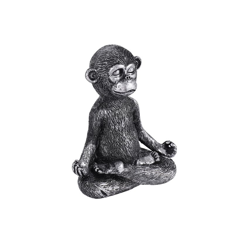 Meditating Monkey Statue Resin - مراجعة Home Decor Resin وسعره