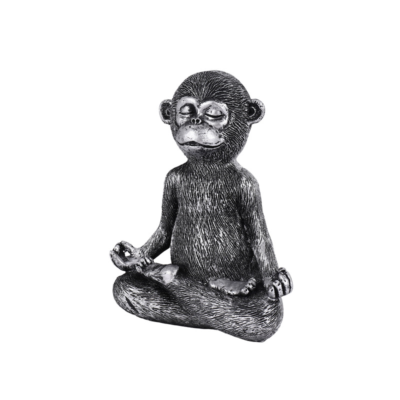 Meditating Monkey Statue Resin - مراجعة Home Decor Resin وسعره