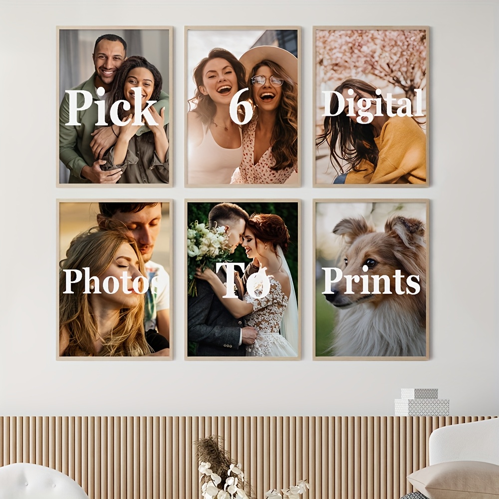 6pcs/set Custom Canvas Prints  - مراجعة Home Decor Foto وسعره