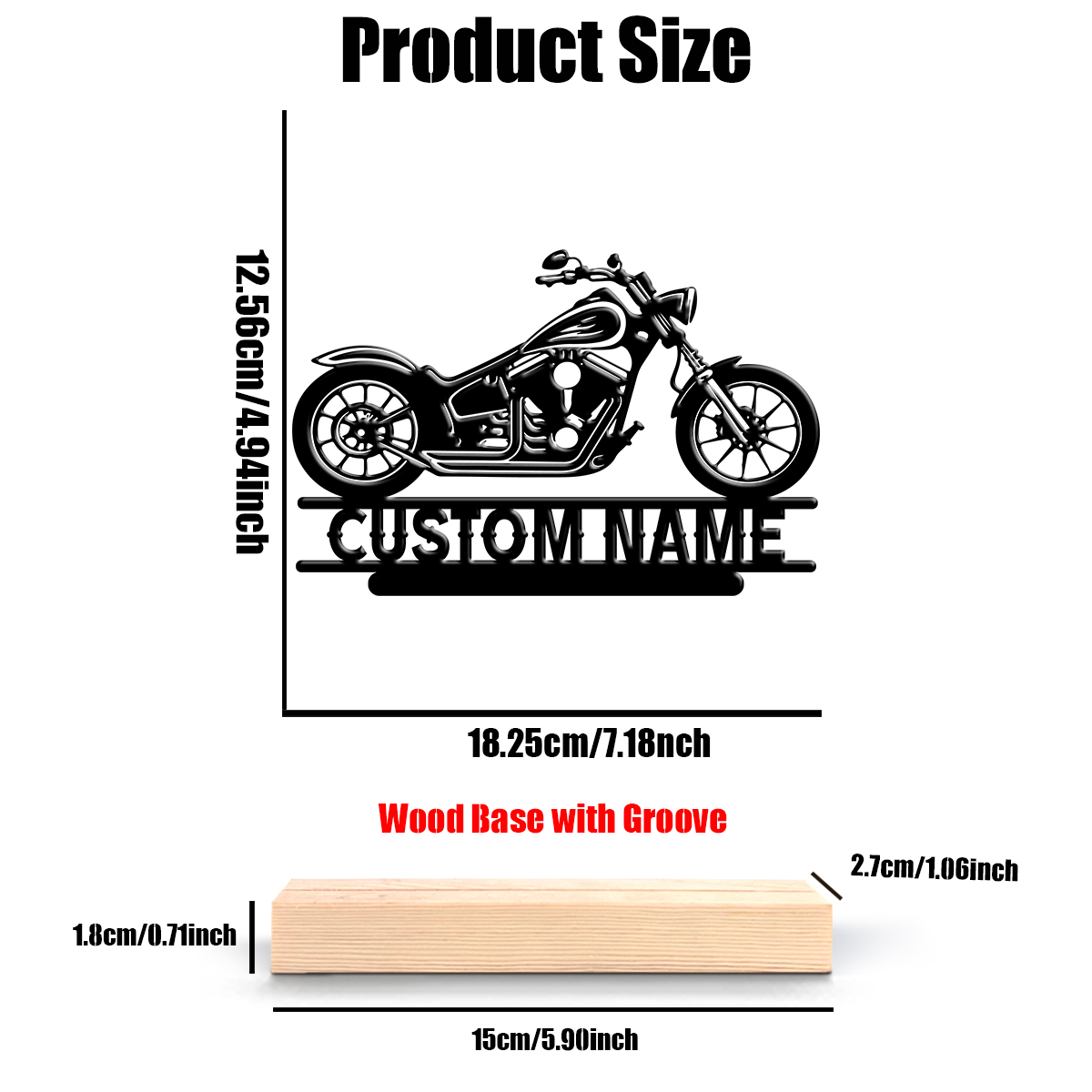 1Pc Csutom Name Road Motorbike - مراجعة Home Decor Com وسعره