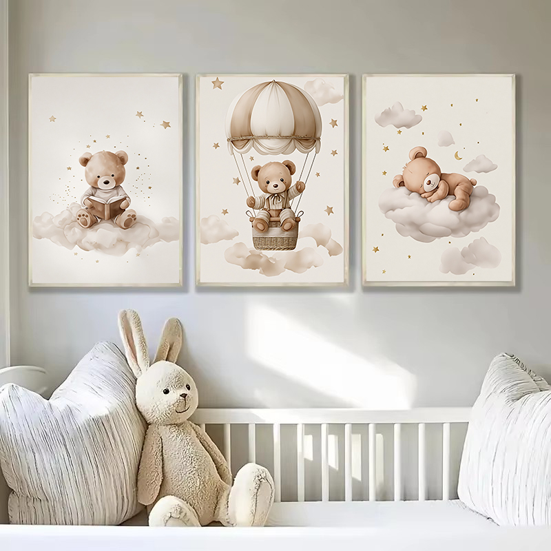 3pcs/set Bohemian Teddy Bear A - مراجعة Home Decor Foto وسعره
