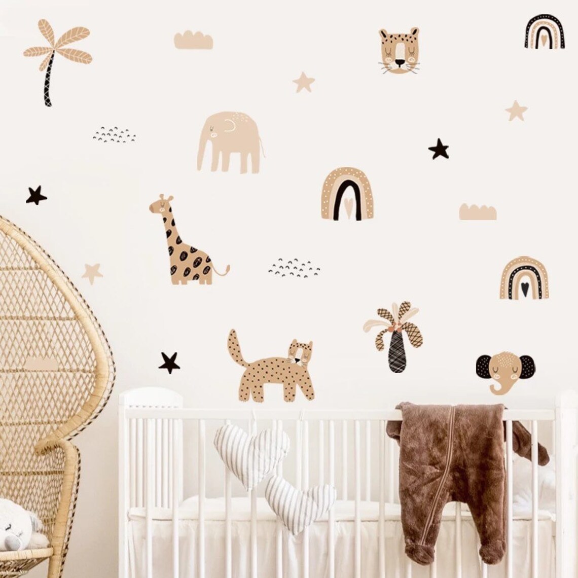Boho Cartoon Rainbows Star Cut - مراجعة Home Decor Y2K وسعره