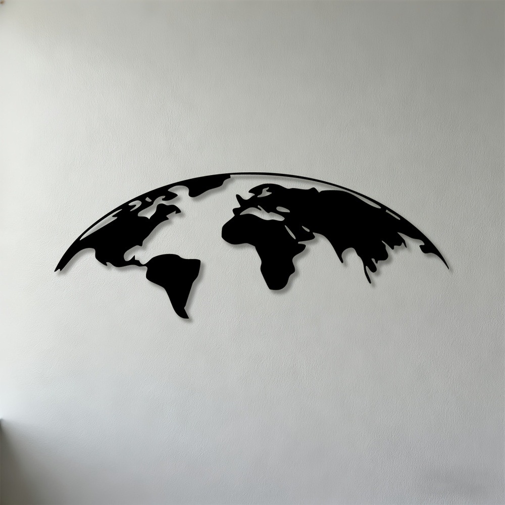 Brand 2D Metal Wall Art World  - مراجعة Home Decor Brand وسعره