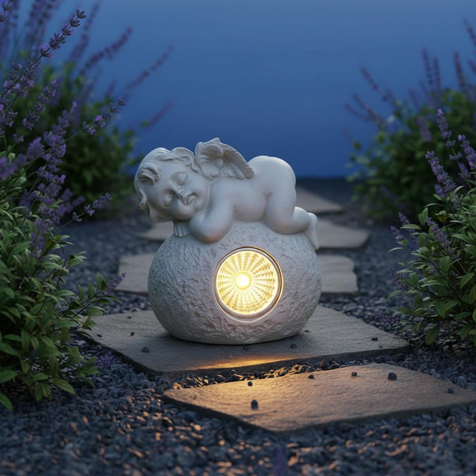 Lying Angel Light Resin Made H - مراجعة Home Decor Resin وسعره